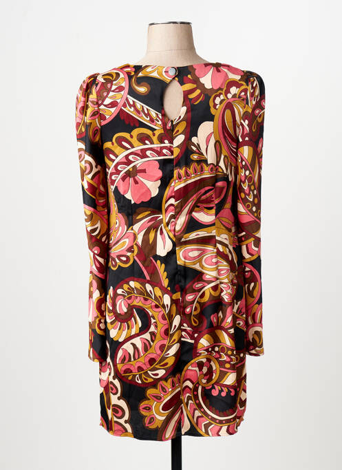 Robe mi-longue rose MANGO femme