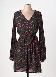 Robe mi-longue col v noir ONLY femme