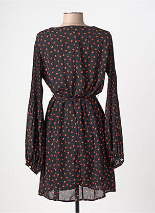 Robe mi-longue col v noir ONLY femme