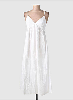 Robe courte blanc MANGO femme