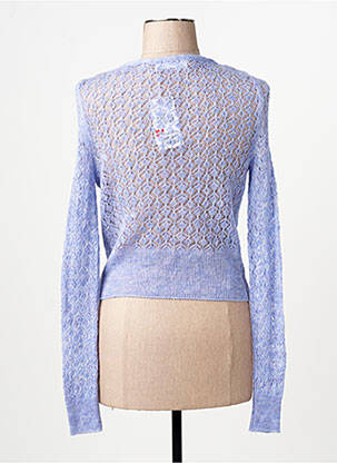Gilet manches longues bleu MANGO femme