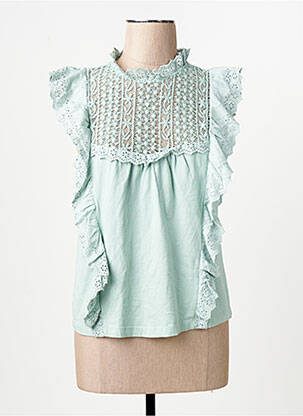 Blouse vert MANGO femme