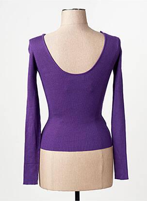 Pull violet MANGO femme