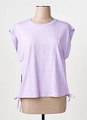 T-shirt manches courtes manches courtes violet VERO MODA femme