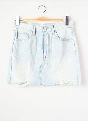 Jupe courte bleu MANGO femme
