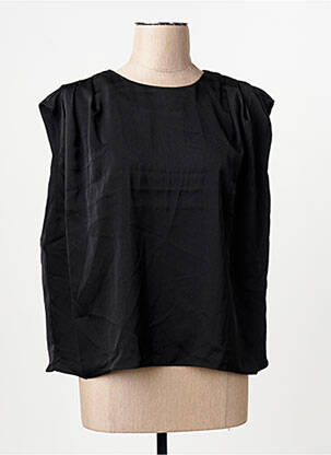 Blouse col rond sans manche noir VILA femme