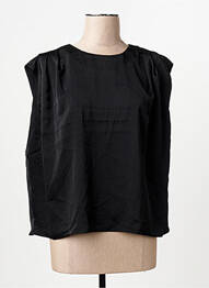 Blouse col rond sans manche noir VILA femme