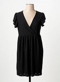 Robe courte noir JACQUELINE DE YONG femme