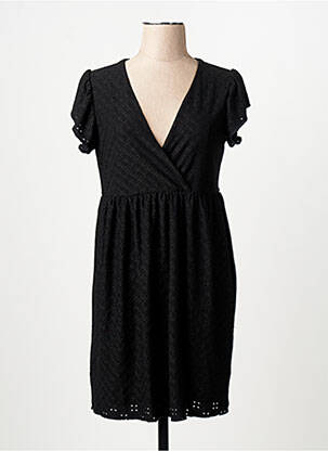Robe courte noir JACQUELINE DE YONG femme