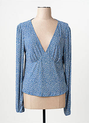 Blouse bleu MANGO femme