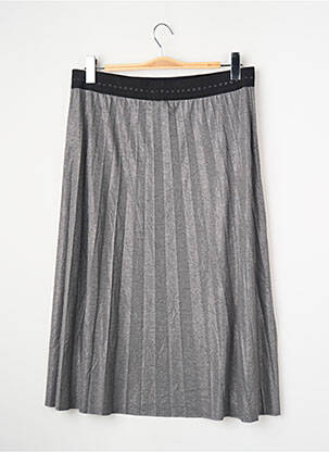 Jupe mi-longue gris STREET ONE femme