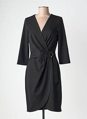 Robe mi-longue noir MORGAN femme