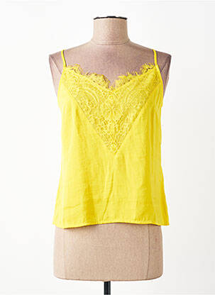 Top jaune MORGAN femme