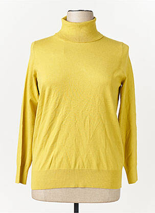 Pull col roulé jaune S.OLIVER femme