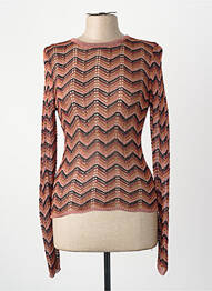 Pull orange MANGO femme