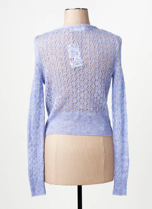 Gilet manches longues bleu MANGO femme