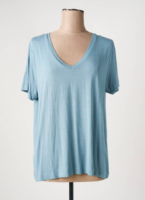 T-shirt bleu MANGO femme