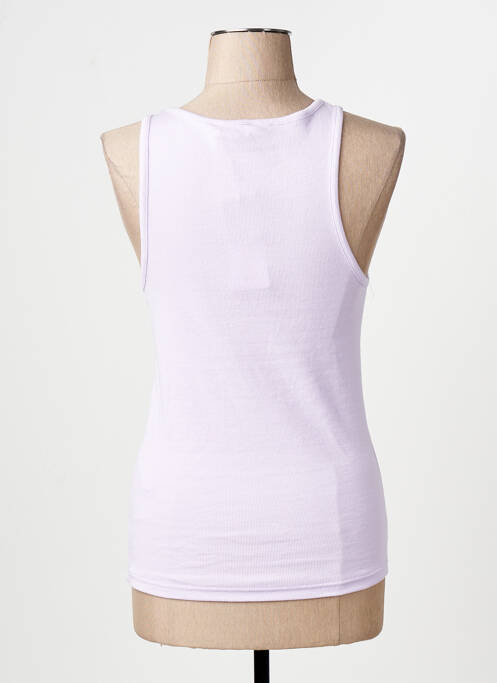 Débardeur coupe droite sans manche violet ONLY femme