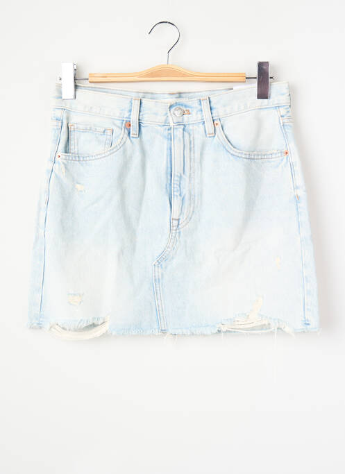 Jupe courte bleu MANGO femme