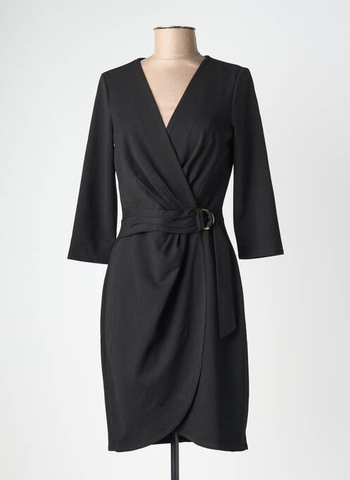 Robe mi-longue noir MORGAN femme