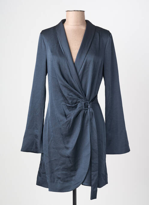 Robe mi-longue bleu MANGO femme