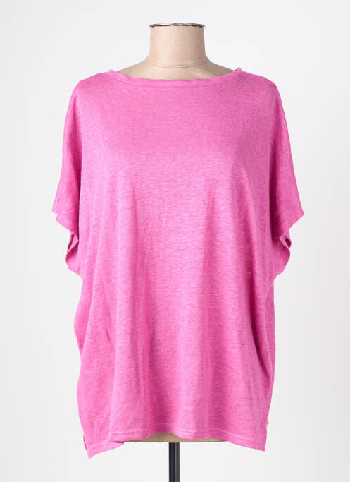 T-shirt violet MANGO femme