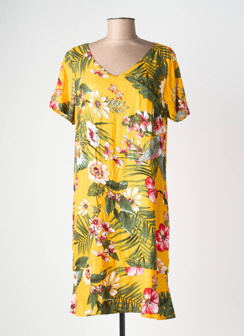 Robe courte jaune STREET ONE femme