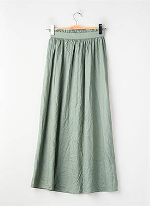 Jupe mi-longue vert ONLY femme