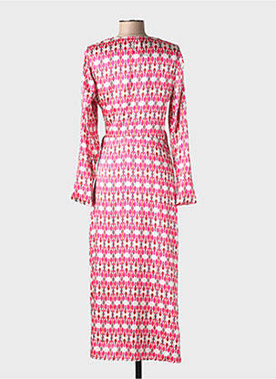 Robe longue rose MANGO femme