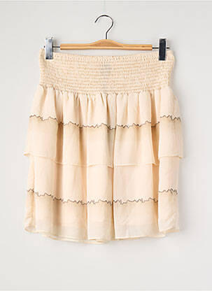 Jupe courte beige NÜ femme