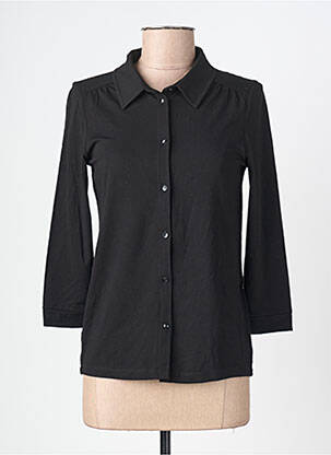 Polo noir STREET ONE femme
