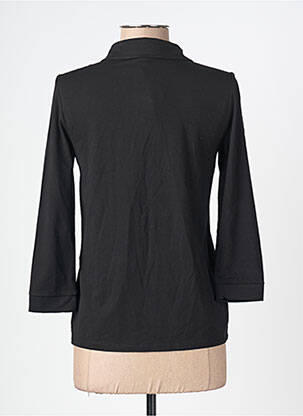 Polo noir STREET ONE femme