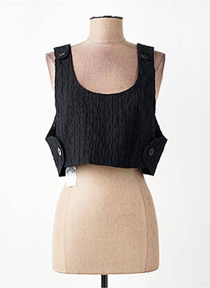 Top noir MANGO femme
