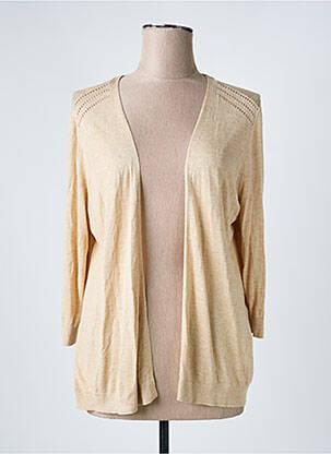 Gilet manches courtes beige S.OLIVER femme