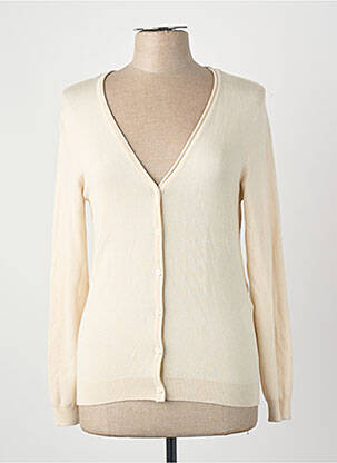 Gilet manches longues beige VERO MODA femme