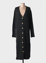 Gilet manches longues noir ASTRID BLACK LABEL femme