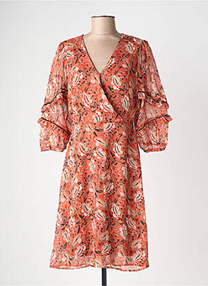 Robe courte orange GARCIA femme