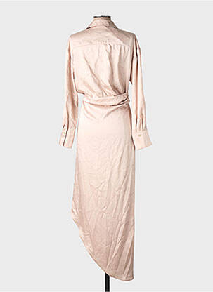 Robe longue beige MANGO femme