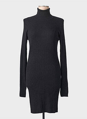 Robe pull noir MANGO femme