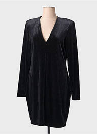 Robe mi-longue noir MANGO femme