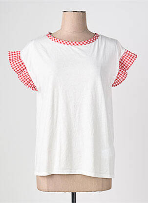 T-shirt rouge NAF NAF femme