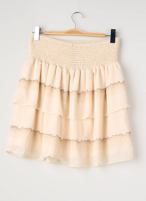 Jupe courte beige NÜ femme