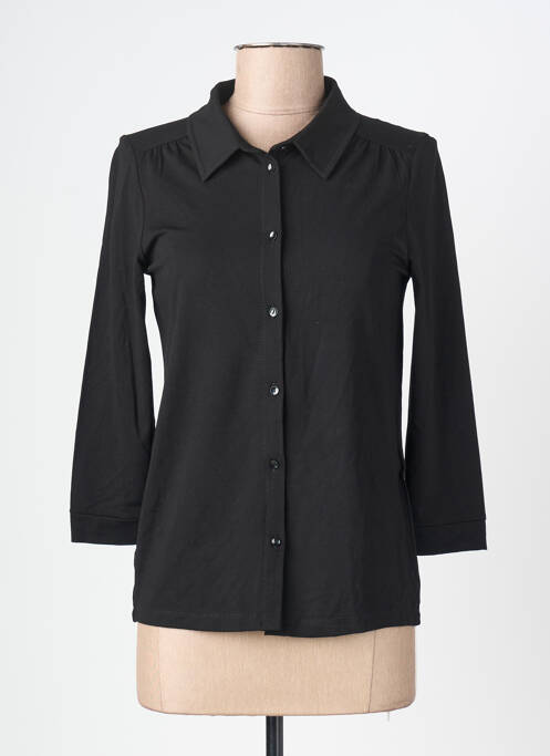 Polo noir STREET ONE femme