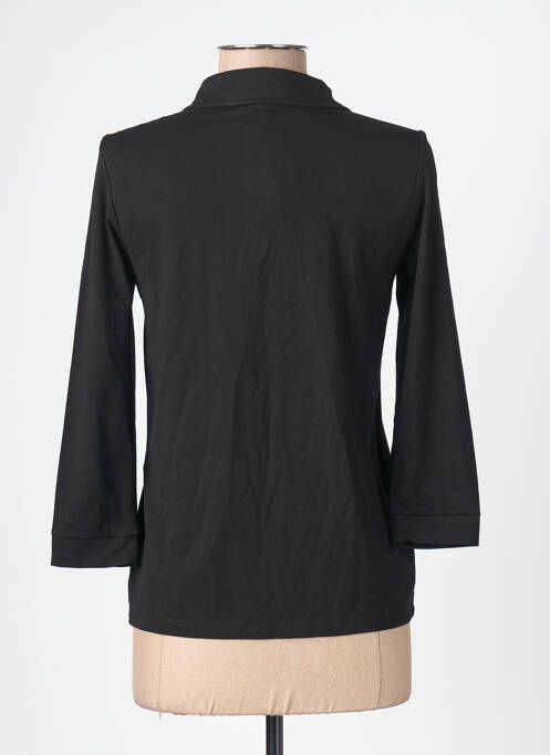 Polo noir STREET ONE femme