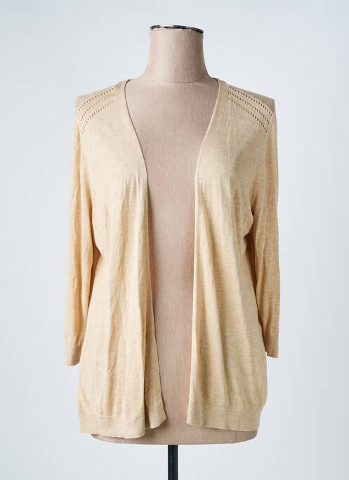 Gilet manches courtes beige S.OLIVER femme