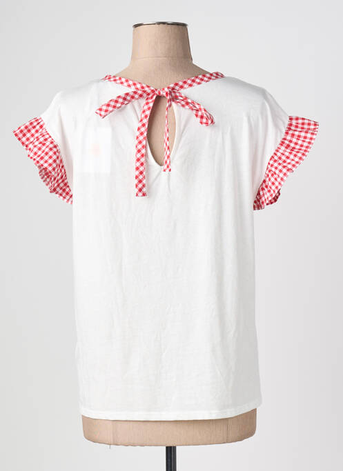 T-shirt rouge NAF NAF femme