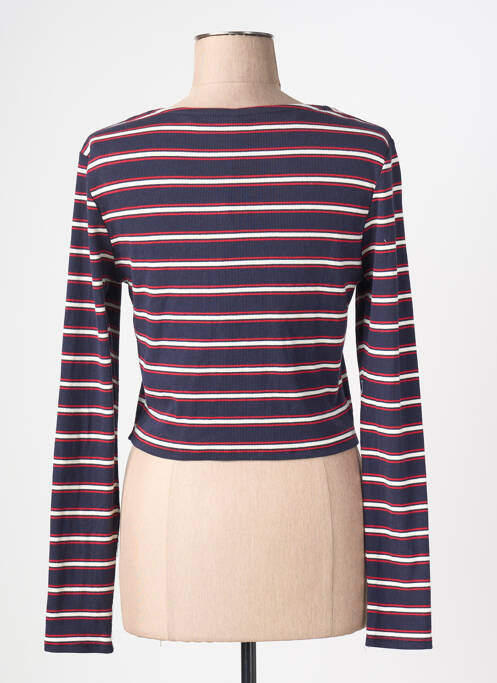 T-shirt manches longues manches longues bleu ONLY femme