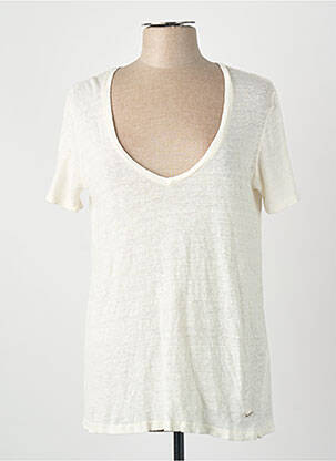 T-shirt blanc PLEASE femme