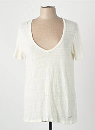T-shirt blanc PLEASE femme