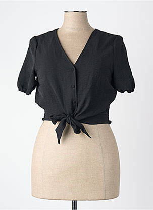 Top col v noir ONLY femme